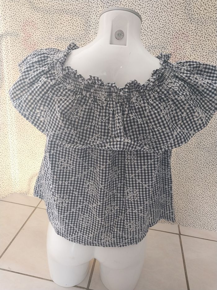 Blouse Cache Cache à carreaux vichy - photo numéro 5
