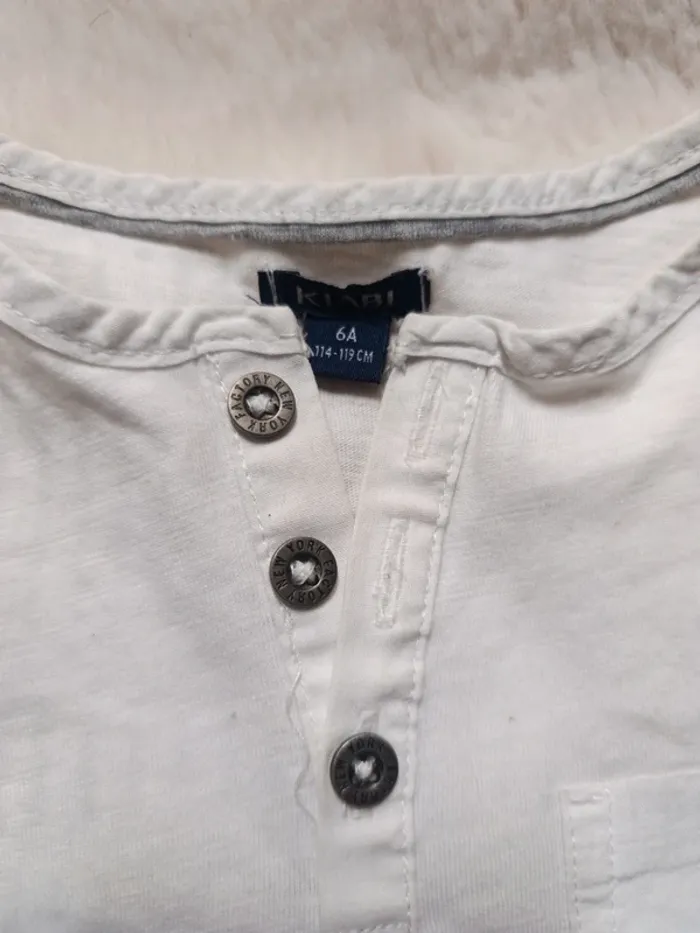 T-shirt blanc Kiabi - photo numéro 4