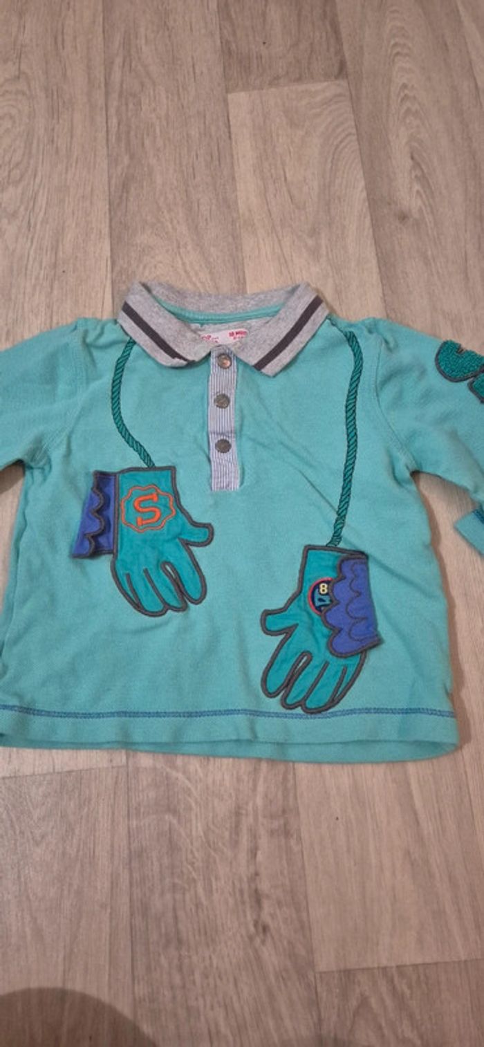 Lot de 4 hauts manches longues - 18 mois - photo numéro 8