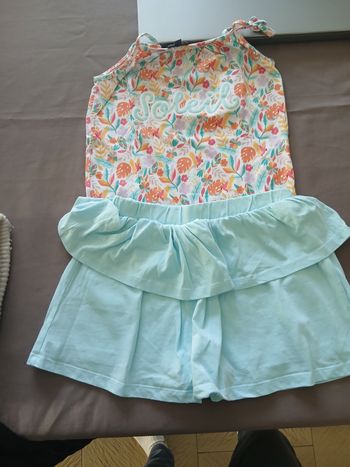 Débardeur +jupe short