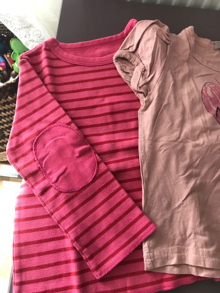 Lot 4 tee shirts fille 3 ans - photo numéro 2