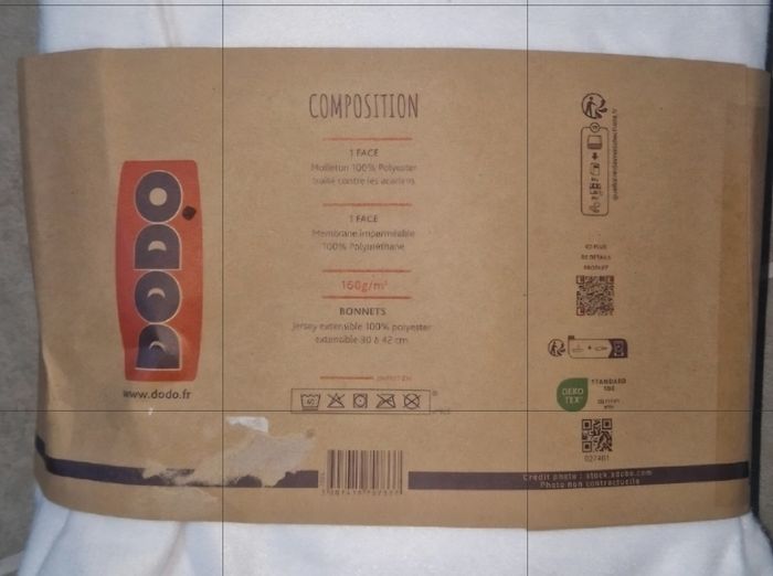 Protège matelas DODO 160x200 NEUF - photo numéro 2