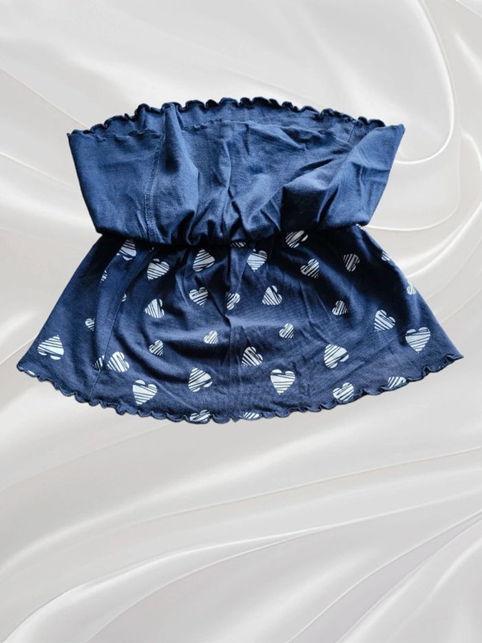 Jupe bleu marine fille 9 mois - photo numéro 3