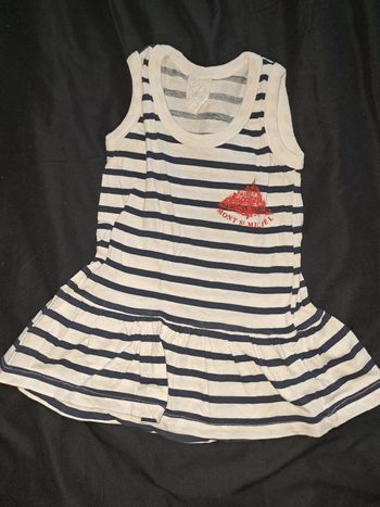 Mini robe ou tunique marin mont saint michel 4 ans