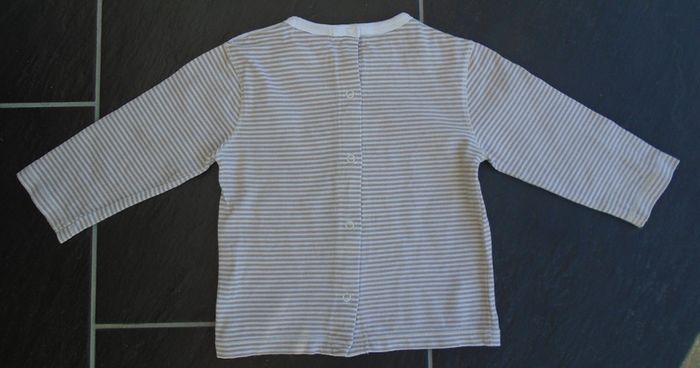 Tee shirt manches longues garçon 9 mois - photo numéro 3