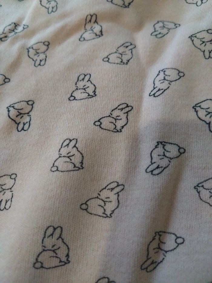 Body à bretelles, petits lapins, - photo numéro 4