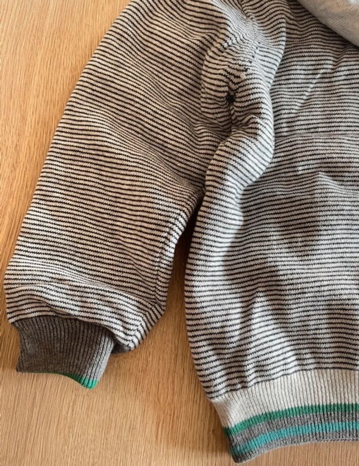 Gilet Cardigan hiver réversible catimini taille 8 ans neuf avec étiquettes - photo numéro 6