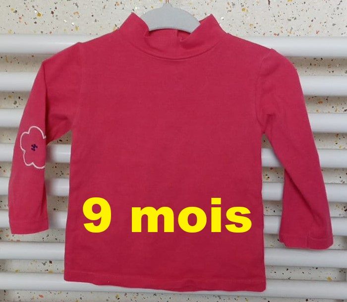 Sous pull rose DPAM Taille 9 mois
