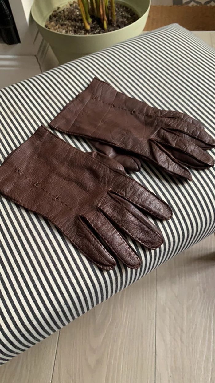 Ça st femme en cuir marron