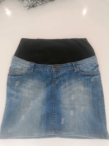Jupe jeans T 42 ligne maternité 🤰🏻