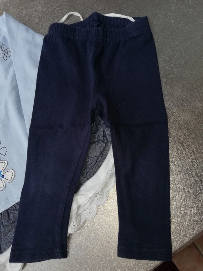 Ensemble bleu 12 mois fille - photo numéro 4