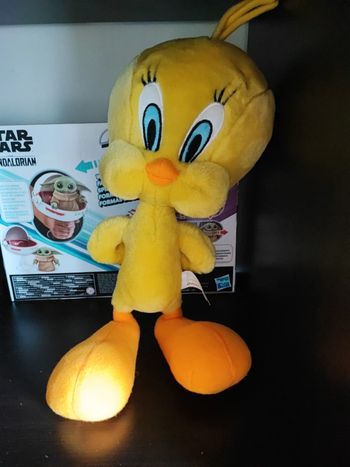 Peluche titi Looney Tunes - 45 cm de haut