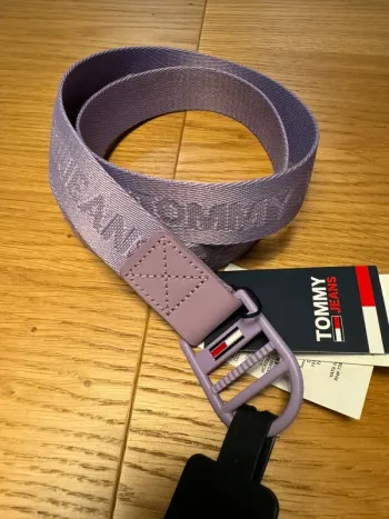 Ceinture Tommy Hilfiger en toile violette viola taille S 85 cm