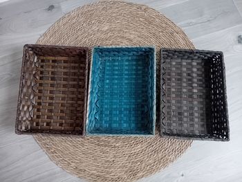 Lot de 3 paniers de rangement