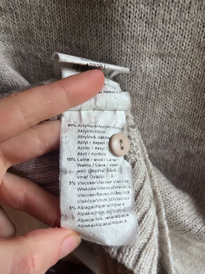 Gilet écru / beige taille 36 - photo numéro 8