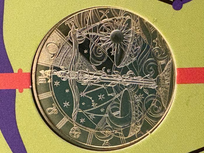 Monnaie commémorative 5 signe balance – libra - astrologie. Edition limitée - photo numéro 3