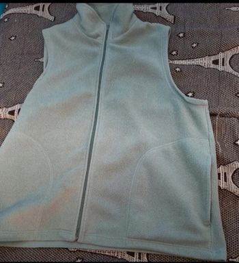 Veste polaire sans manches vert clair