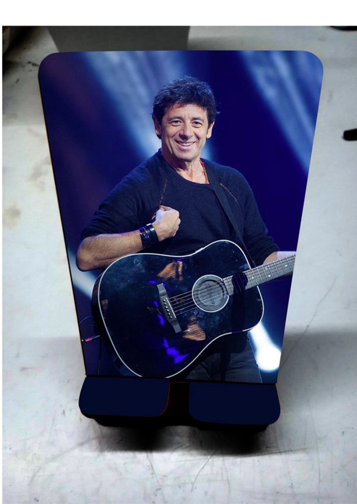 support téléphone motif patrick bruel neuf