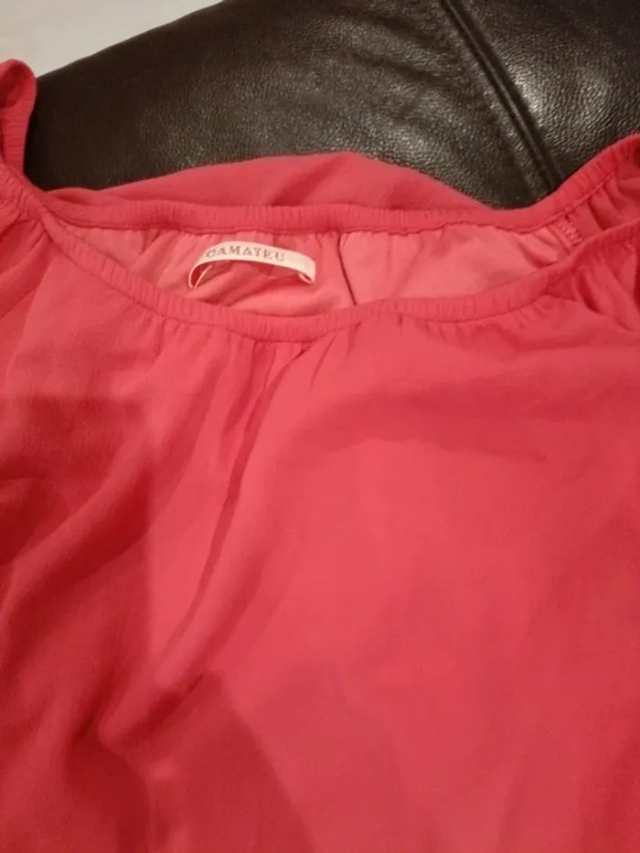 Robe 36 camaïeu effet ensemble corail - photo numéro 3