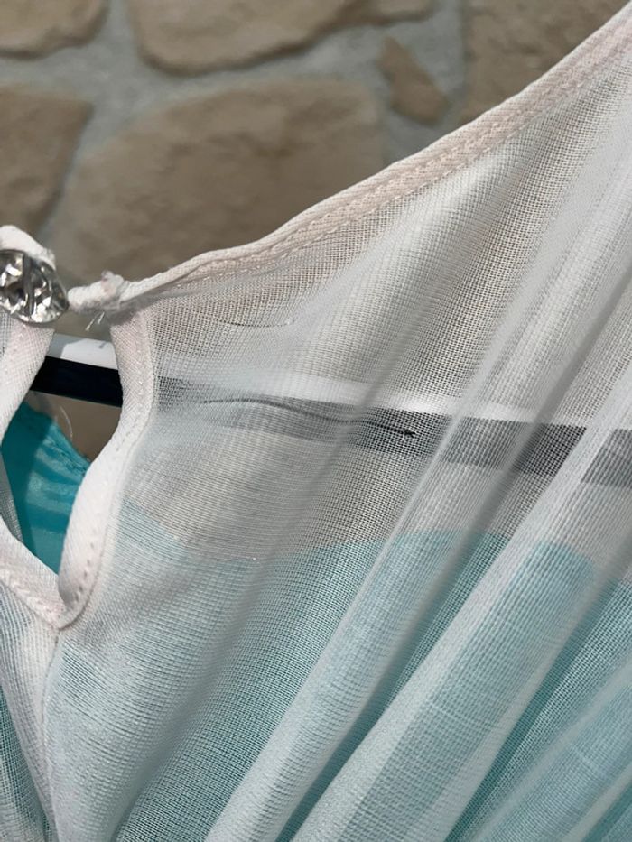 Lot ensemble Disney store 11-12 ans 11 12 robe tresse perruque gants la reine des neiges Elsa - photo numéro 16