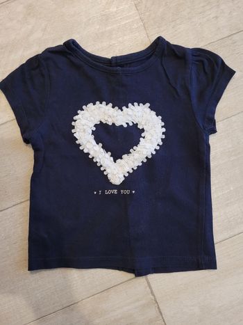 T-shirt motif cœur ❤️