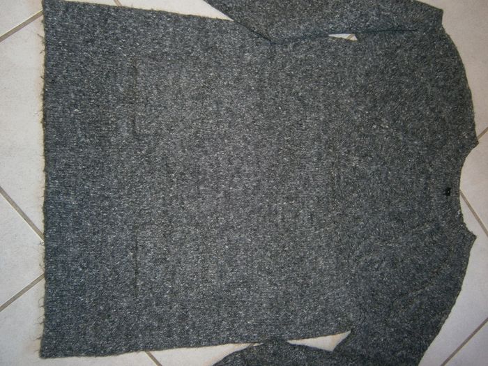 Pull gris chiné Taille 42 - photo numéro 5