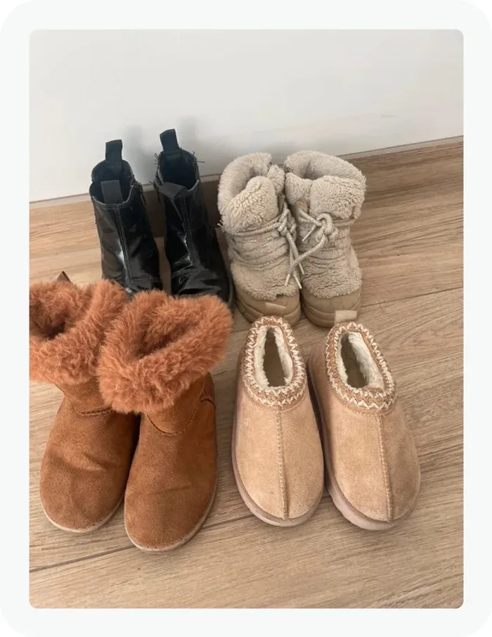 Lot paires de boots fille - photo numéro 2