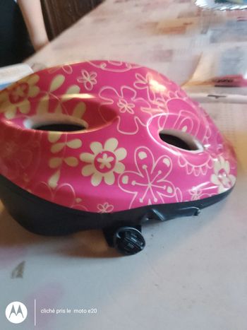 Casque vélo enfant fille taille 48/52