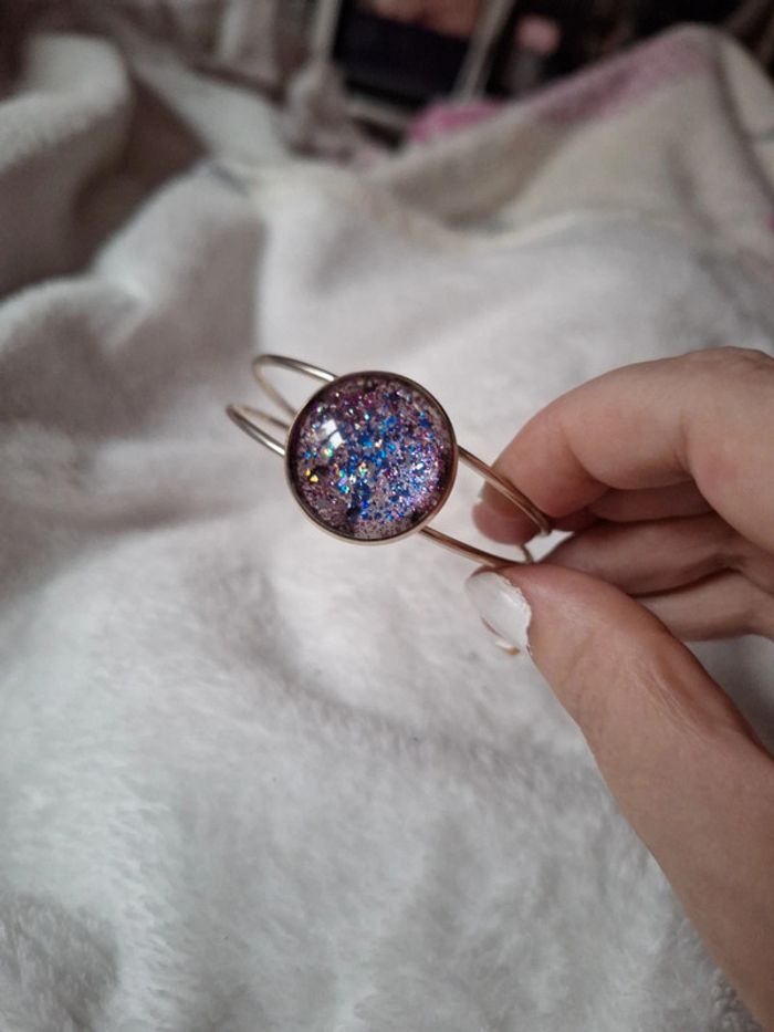 Bracelet et boucles d'oreilles artisanale neuf - photo numéro 2