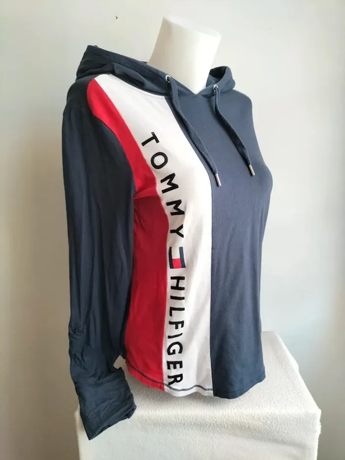 Pull/Sweat à Capuche Femmes Tommy Hilfiger - Taille XS - photo numéro 3