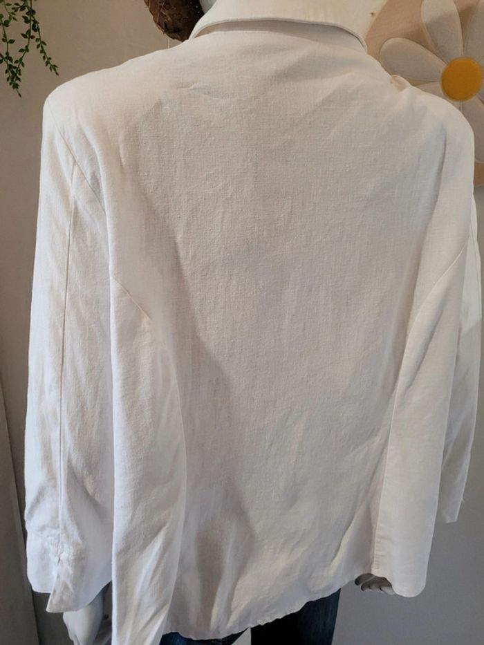 Veste chemise avec lin - photo numéro 7