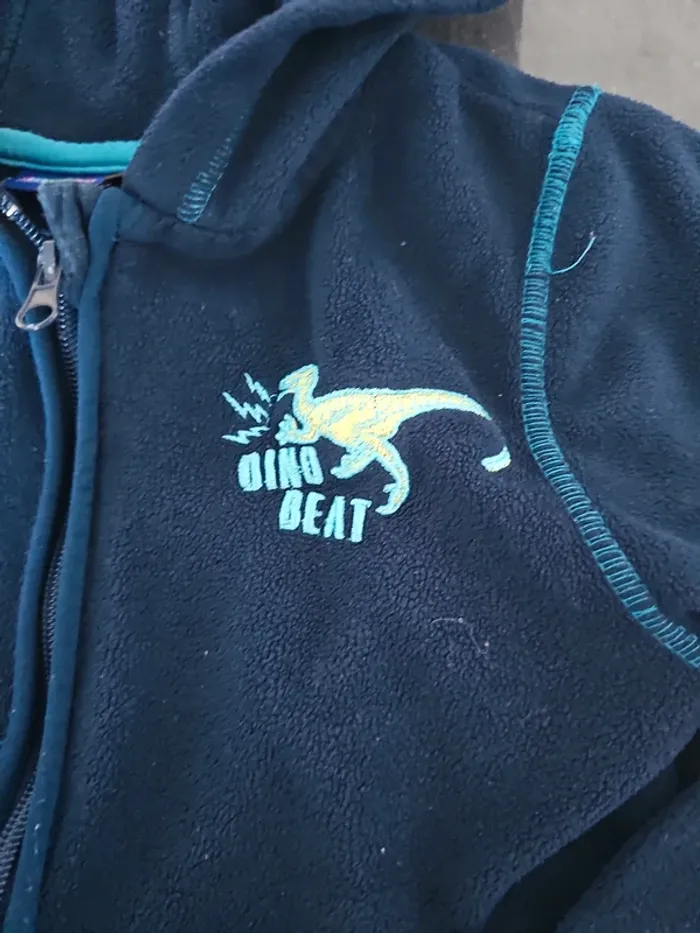 Gilet polaire dino 4/6 ans - photo numéro 2