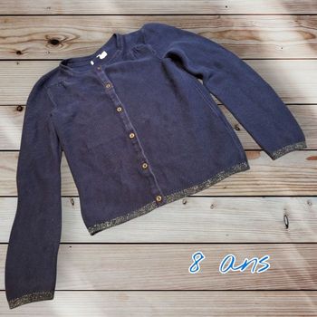 💙✨ Gilet bleu marine Orchestra – 8 ans ✨💙