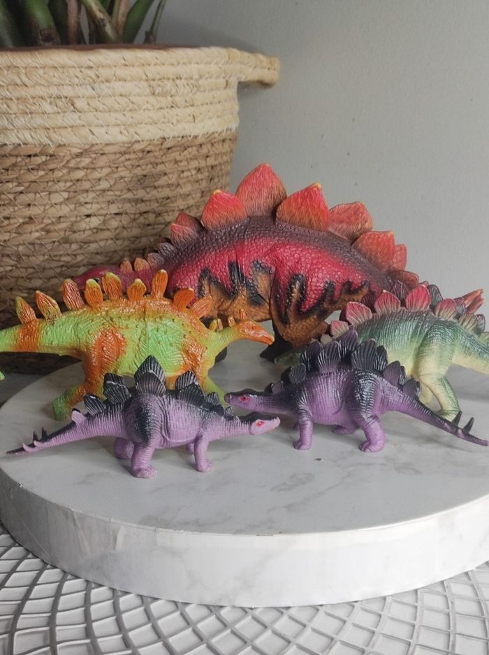 Lot dinosaures stegosaure - photo numéro 2