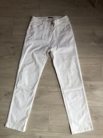 Jean blanc 7/8 Breal taille 36/38