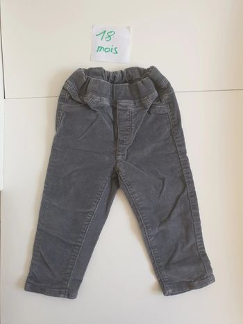 Pantalon velours côtelé