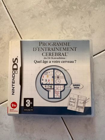 Jeu Nintendo DS programme d’entraînement cérébral
