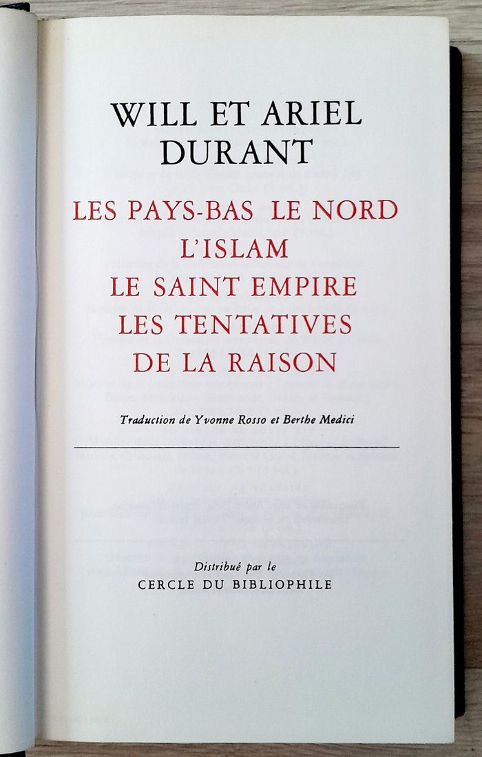 histoire de la civilisation Will et Ariel Durant - prélude à l'ère des Lumières - photo numéro 6