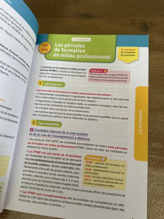 Objectif CAP, accompagnement éducatif, petite enfance - photo numéro 7