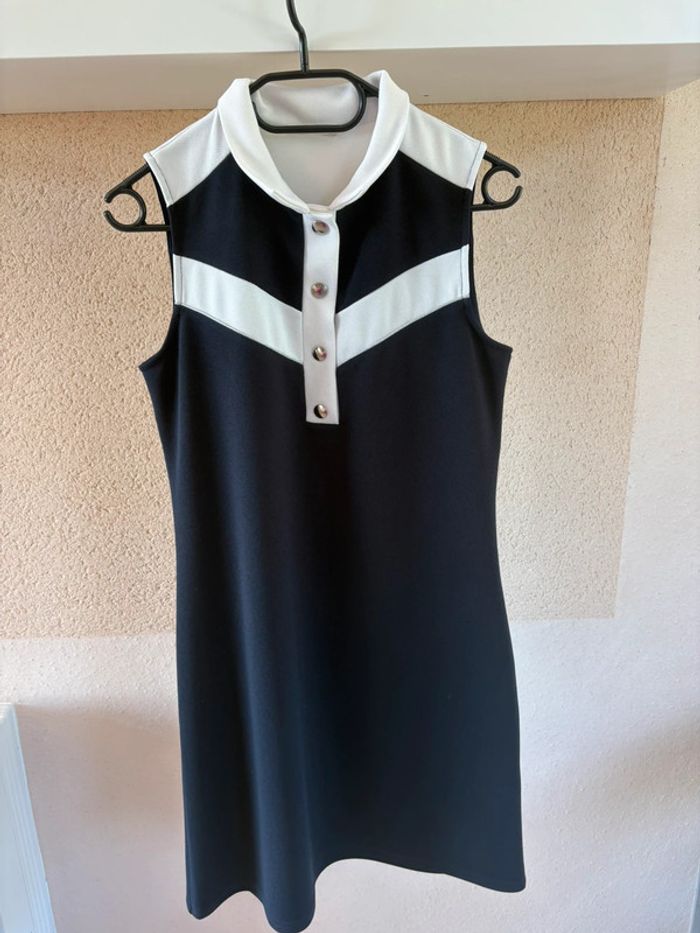Robe Cache Cache blanche et marine taille S