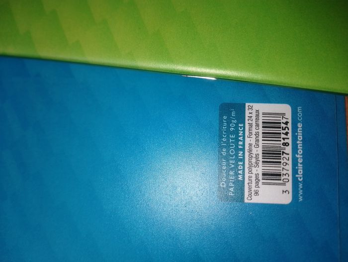 Cahier 24x32 96pages clairefontaine neuf - photo numéro 3