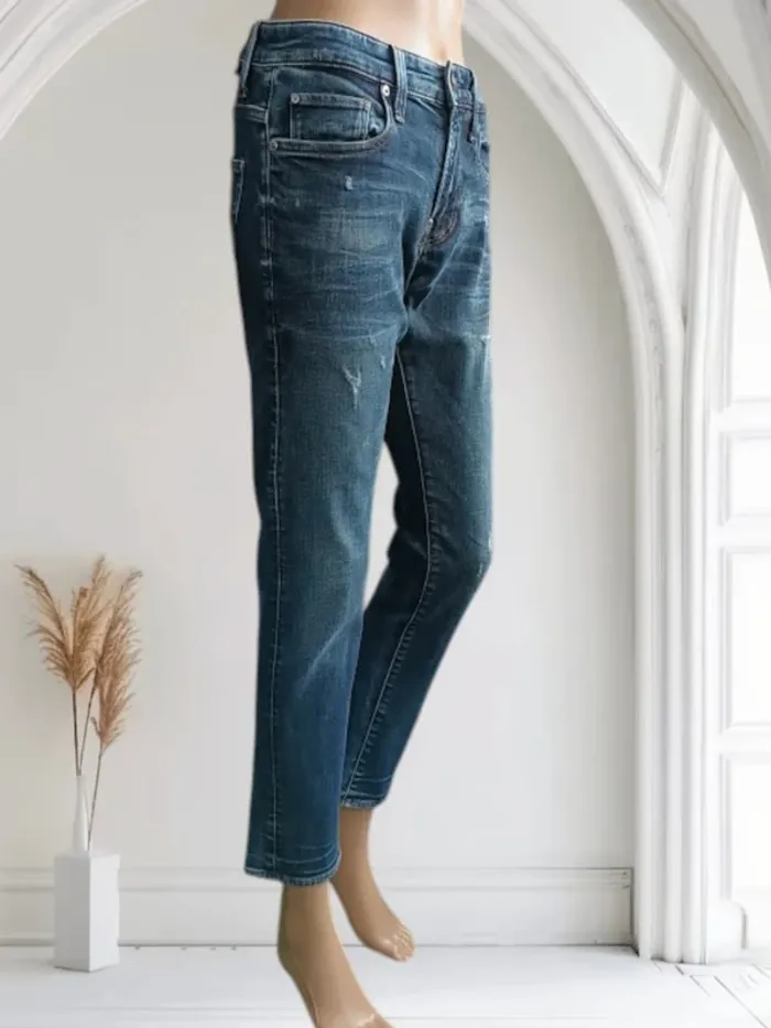 Jean G-STAR raw coupe boyfriend skinny ,taille mi-haute ,stretch - photo numéro 2