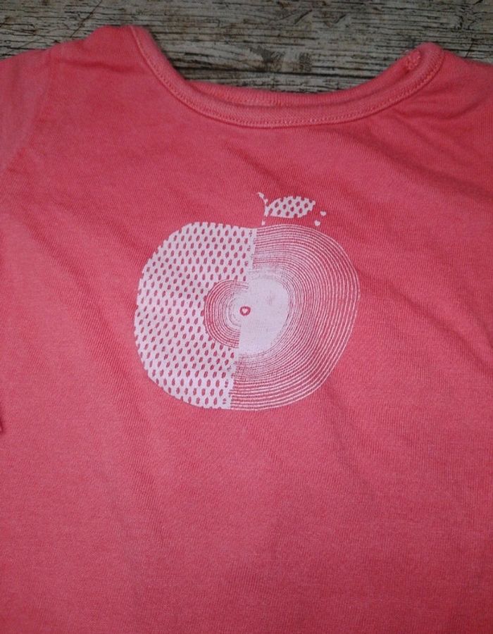 Joli t-shirt manches longues fille 3 mois - photo numéro 2