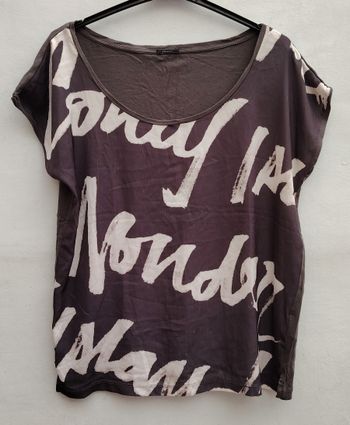 Tee-shirt imprimé IKKS – Taille 40 – coupe fluide