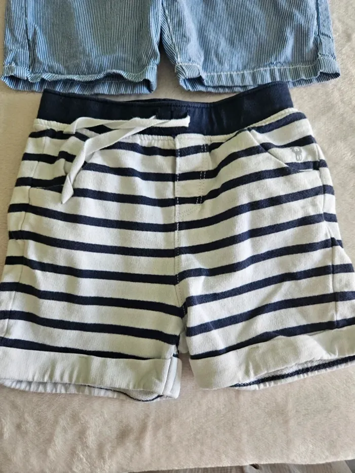 Lot de 3 shorts obaïbi 23 mois 86cm - photo numéro 6
