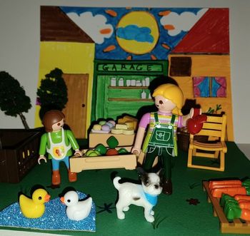 Playmobil 061 au marché