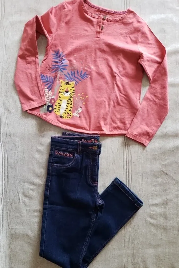 Tee-Shirt Sergent major 10 ans rose - photo numéro 2