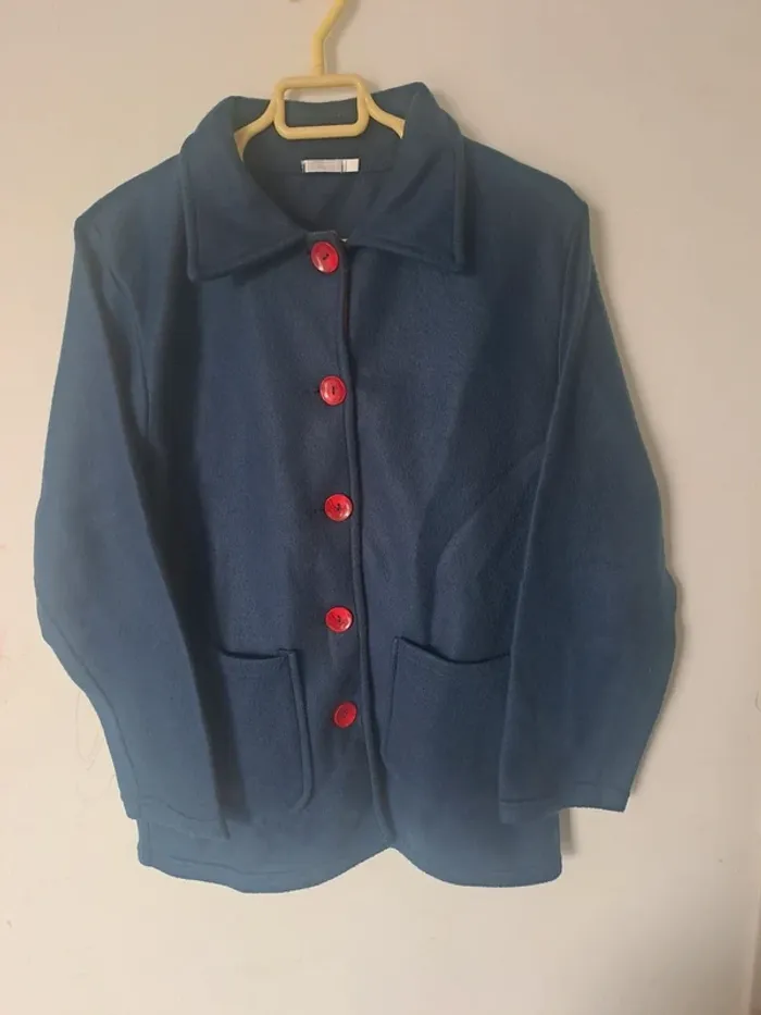 Veste Polaire marine Linvosges Taille 38/40 - photo numéro 2