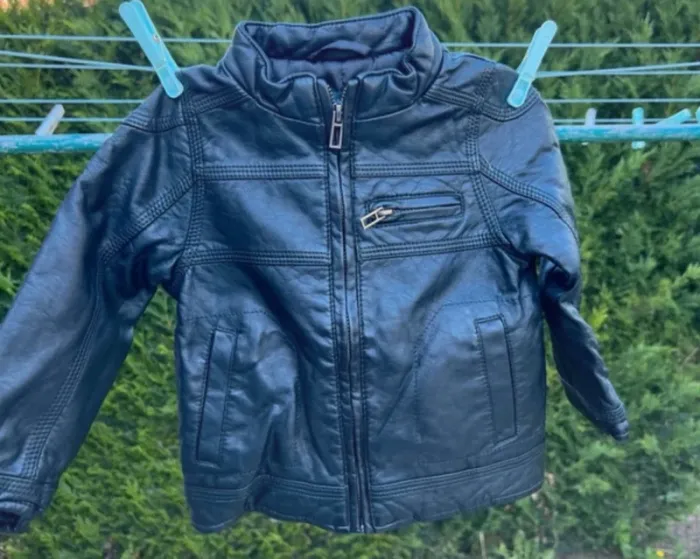 Veste en simili cuir enfant – 2 ans – In Extenso - photo numéro 2