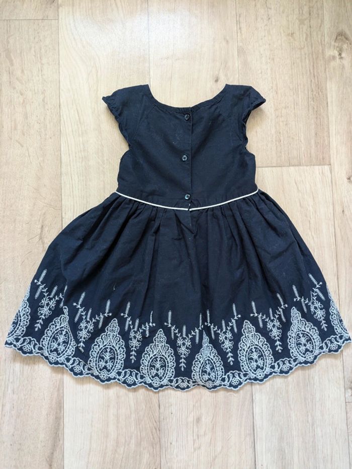 Robe chic marine et blanc 3 ans - 98cm - photo numéro 4